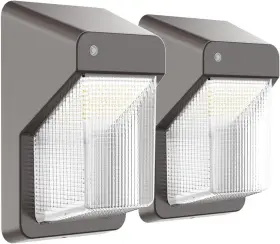Tierone 726084330924 40w Led Wall Pack Light With Dusk-to-dawn Photocell Outdoor Mount