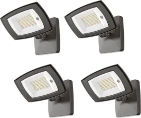 Lms-lfl-28w-4pk-us Tierone 28w Led Flood Light With Remote Control 5 Cct Tunable Outdoor Securi