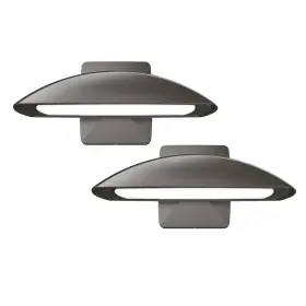 Lms-lfl-80w-2pk-us Tierone Led Outdoor Flood Light With Dusk To Dawn Photocell 75w Security Ligh