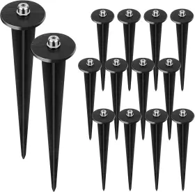 Mlife028 Tkocisa 12 Pack Metal Replacement Stakes Spike Solar Light Flood