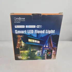 0b0070001 Toolant Omi Brite Smart Led Floodlight 2 Pack Wifi Model Q2-15 Nib
