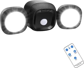Toowell 726084790742 Battery Powered Flood Lights Outdoor With Remote - Security Outdo