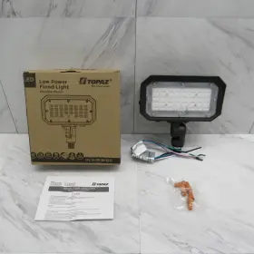 70268 Topaz New Low Power 30w Led Outdoor Flood Light Lamp Bulb Knuckle Mount Dimmable 4000k