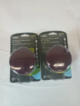 Rkp504 Tork Twist-lock Photocontrol Outdoor Light Sensor Brand New #rkp504 Lot 2