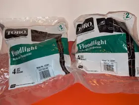 Toro 021038522012 Lot Of 2 Floodlight Reflector Outdoor Lighting #52201 Brand New