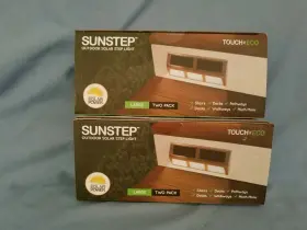 81387902029 Touch Of Eco Sunstep Led Deck/pathway Night Lights Large 4 Total