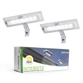 Toe498 Touch Of Eco Nitebrite Solar Led Motion Sensor Utility Security Outdoor Accent Lights -aut
