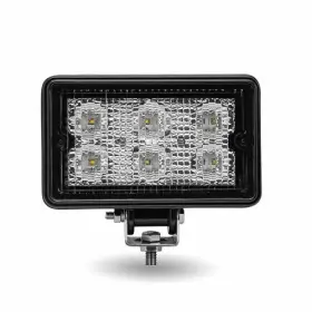 Beam-1200 Trux Accessories Tled-u22 4in X 6in Rectangular Led Work Light-flood Lumens 6 Diodes
