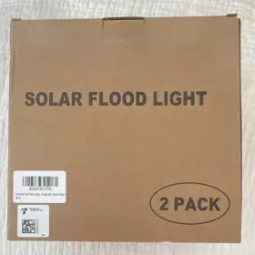 X00375cy7n Tuffenough Solar Led Outdoor Flood Lights 2 Pack Remote Control Motion Sensor