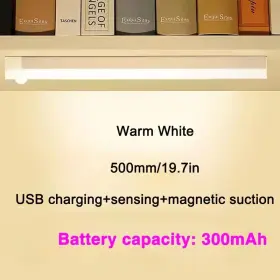 Turbo-roofinds 705353179594 Led Motion Sensing Light Wireless Usb Rechargeable Detection Suitable For
