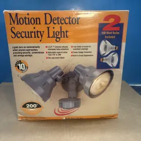 Bc8155rbc Twin 026365185305 Intelectron Motion Detector Flood Security Light Includes Bulbs
