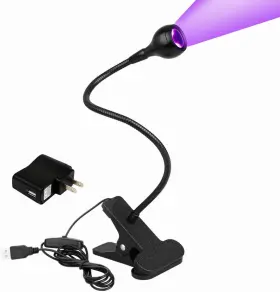 B08q4dgvcf Ulikeled 3w 395nm Led Black Light Flexible Gooseneck Uv Blacklight For Satin Detection