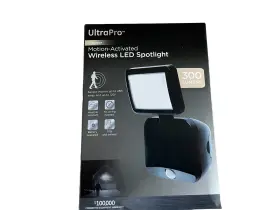 52358 Ultrapro Ultra Pro Outdoor Motion-activated Wireless Led Spotlight. Weather Resistant Nib
