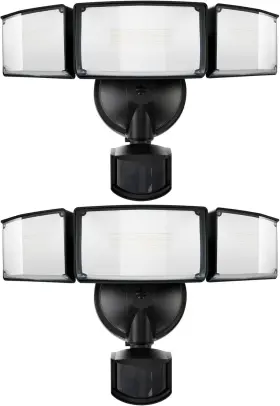 Ume 445007814879 2 Pack 5500lm Led Security Lights Motion Sensor Light Outdoor 49w 5000k Da