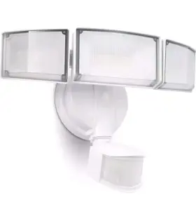 7632811053 Ume Arc 49w Led Motion Sensor Outdoor Floodlight 4500 Lumen Wet White