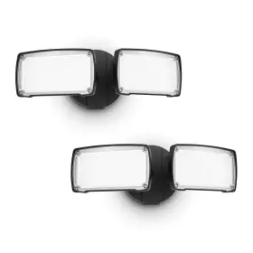 Ume 974280800534 2-pack 19w Dusk To Dawn Led Security Light Outdoor 2 Adjustable Head 20