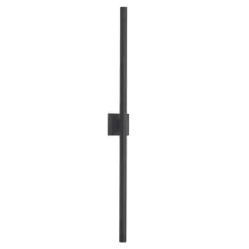 Umeiluce 705353372520 50 Inch Linear Cylinder Black Triac Dimmable Led Outdoor Wall Sconce Entry Stair