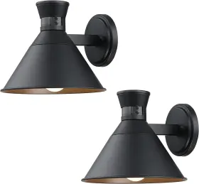 Untrammelife 711181752182 2 Pack Outdoor Motion Sensor Light Anti-rust Waterproof Wall Fixtures