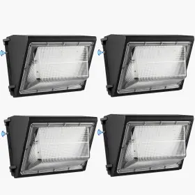 800-1000w Ununono 638457082265 4pack Dusk To Dawn 150w Led Wall Pack Light Fixture 19500lm Hps/hi