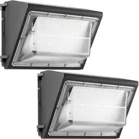400-600w Ununono Wp100w2p 2pack Dusk To Dawn 100w Led Wall Pack Light Fixture 13000lm Hps/hid