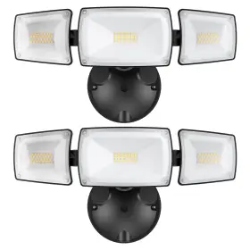 Ustellar 652508406008 55w Led Security Light 5500lm Exterior Flood 5000k Wall Switch Waterproof