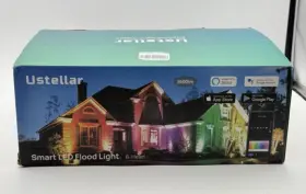 Ut88876 Ustellar 40 W Rgbw Smart Flood Lights 6 Pack Gemband