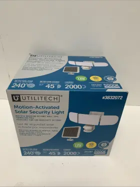 3832072 Utilitech 850012074540 Motion Activated Solar Security Light #540