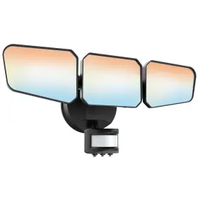Sl03-35l-i-5cct Vation Lighting 5cct Flood Lights Outdoor Led Security With 3 Heads 35w Motion Senso