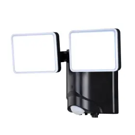 T0672 Vaxcel Lighting Sodo Double Light 9-1/4 Inch W Led Outdoor Flood - Black