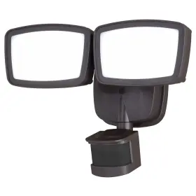 T0698 Vaxcel Lighting T0699 Outdoor Security 2 Light 11 Inch W Adjustable - Bronze