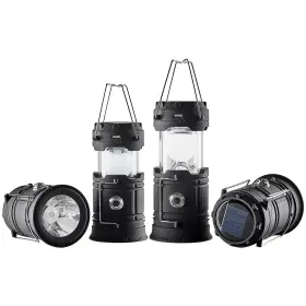 Vevor 197988770657 Led Camping Lanterns 4 Pack Rechargeable Flashlights Solar And Usb Char