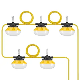 Vevor 197988811480 50ft Construction String Work Lights 50w 5000lm Connectable Waterproof