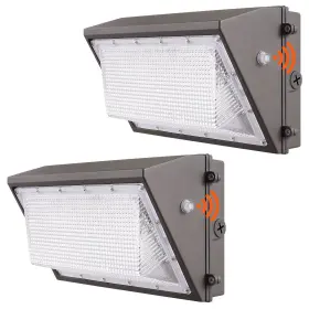 Vevor 197988813903 2pcs Led Wall Pack Lights 100w 10800lm 5000k Commercial Outdoor S