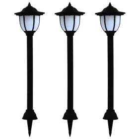 Vidaxl 718475700098 Outdoor Solar Lamps 3 Pcs Led Black