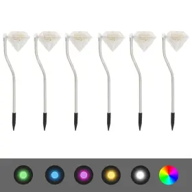 X11.6 Vidaxl 720286200384 Solar Led Garden Lights 6 Pcs 3.5 Inch X3.1