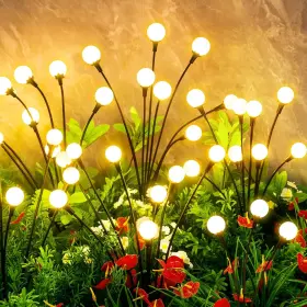 Firefly01 Vignuto Solar Lights Outdoor Waterproof 4 Packs 32led 4packs Warm White