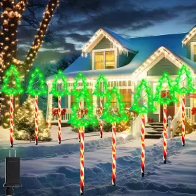 Anb-vihose-2379 Vihose 10 Pack Christmas Pathway Lights 170 Led Outdoor Colorful