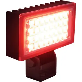 Visionx 887009121369 3.4 Inch X 1.9 Utility Flood Black 32 Red Leds