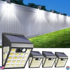 Mdc01044 Visit The Lifengsoler Store 160 Led Solar Motion Sensor Lights - 3-sided 270 Angle 3 Modes For Security