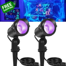 Vococidol Vc-2bkl 15w Halloween Black Light Spotlight Outdoor Led Blacklights Ip66 Waterproof Land