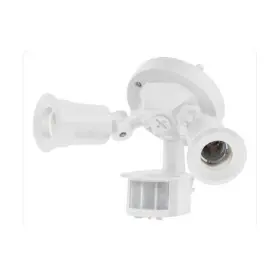 46480 Volteck 3w White Outdoor Led Light With Motion Sensor Security Wall