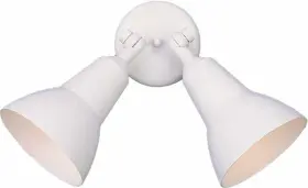 9782-6 Volume Lighting V9782 White 2-light 10.5 Inch H Outdoor Security Light