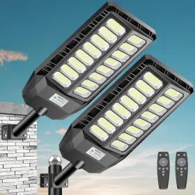 Gstj1600 Voojoy Solar Lights Outdoor 6500k Flood Ip66 Waterproof Stree