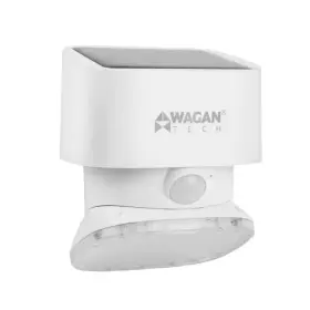 Wagan Tech 313049486453 20-watt Equivalent 2000 Lumens Solar Integrated Led Powered White Wall Light
