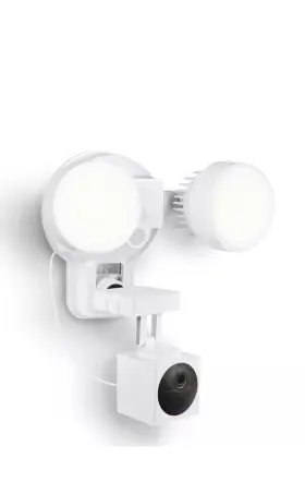 Wasserstein 895230307755 Floodlight Charger Mount For Wyze Cam Outdoor Security Camera Wired White