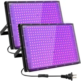 Wg-uvbl300-2p Waygor 300w Led Black Lights For Glow Party Halloween Light Flood Ip65