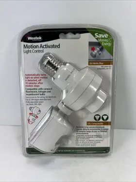 Omlc3bc Westek New Outdoor Motion Activated Light Control Sealed Package