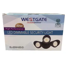 Sl-30w-bz-d Westgate Thunder Series 30w Led Dimmable Security Light Sl-30w-bz-d-new