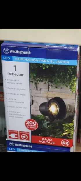 Westinghouse 756233994714 Led Landscape Lighting Flood Light Black S2 Low Voltage