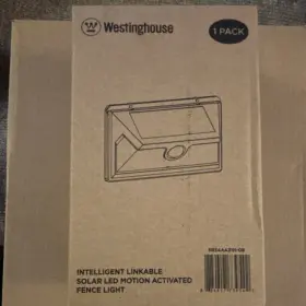 Sr54aa31h-08 Westinghouse Linkable Solar Led Motion Activated Fence Light